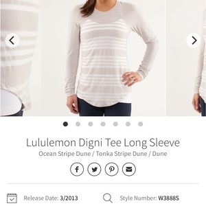 NWT Lululemon Digni-Tee LS
